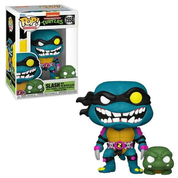 FUNKO POP! & Buddy: TMNT – Slash & Pre-mutated Turtle Slash