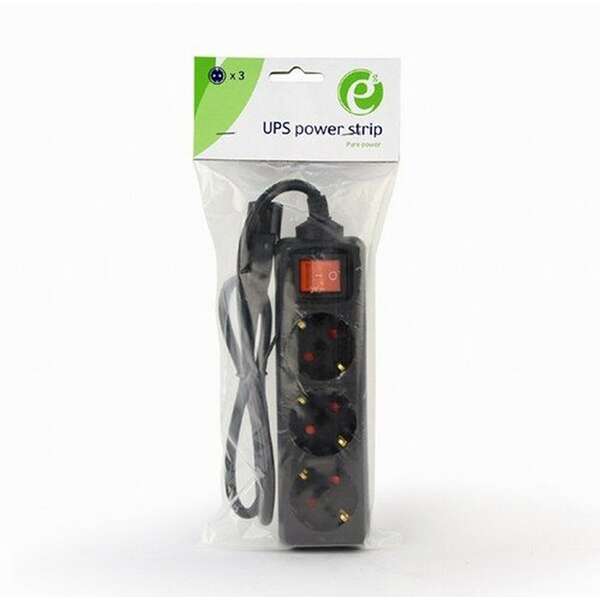 GEMBIRD EG-PSU3-01 UPS naponski kabl, 3 Shuko 0.6m