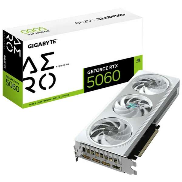 GIGABYTE RTX 5060 AERO 8GB 128bit GV-N5060AERO rev. 1.0
