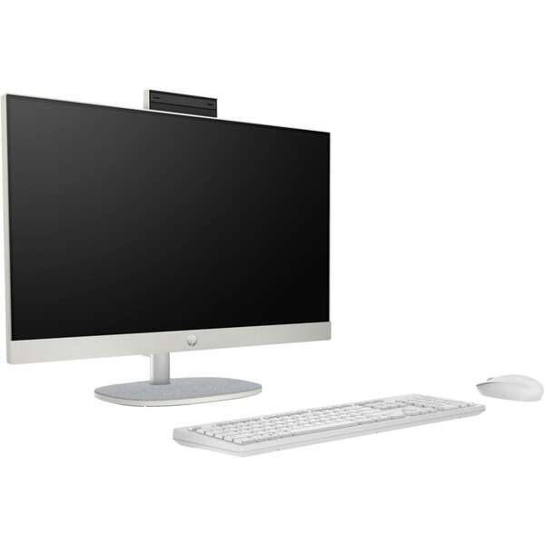 HP All-in-One 24-cr0009ny, AMD Ryzen 5 7520U, 16GB, 512GB,23.8inch IPS AG FHD, DOS, Shell white (9S7Y2EA)