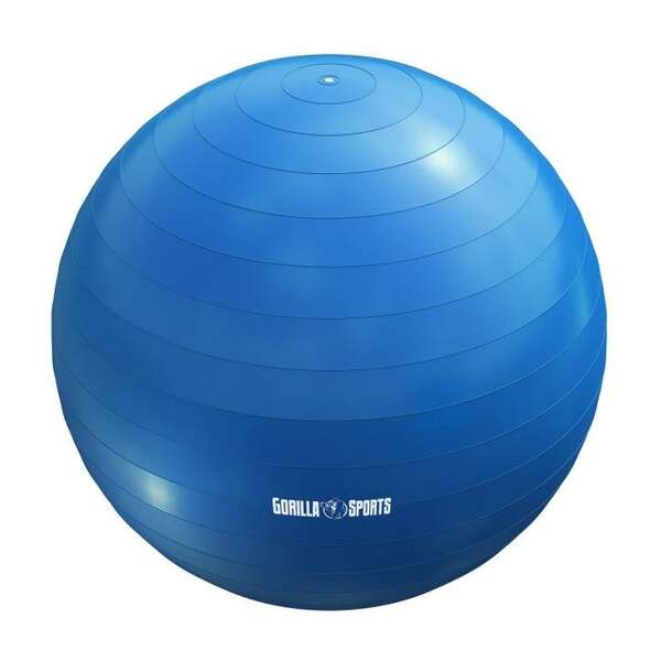 GORILLA SPORTS Lopta za pilates (55 cm / Plava)