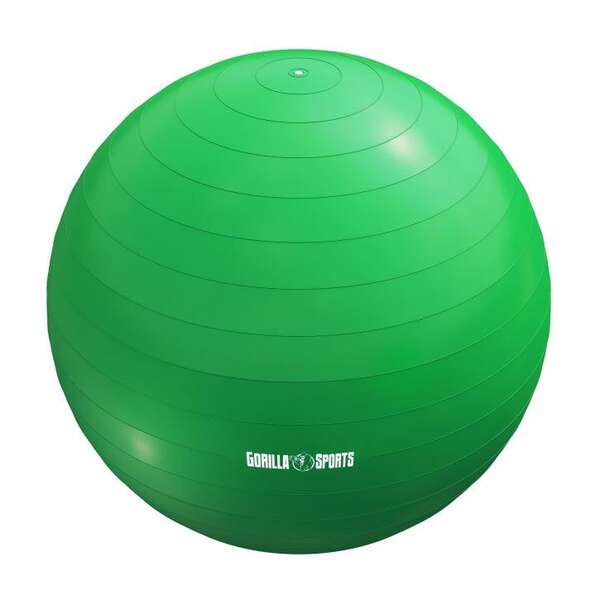 GORILLA SPORTS Lopta za pilates (55 cm / Zelena)