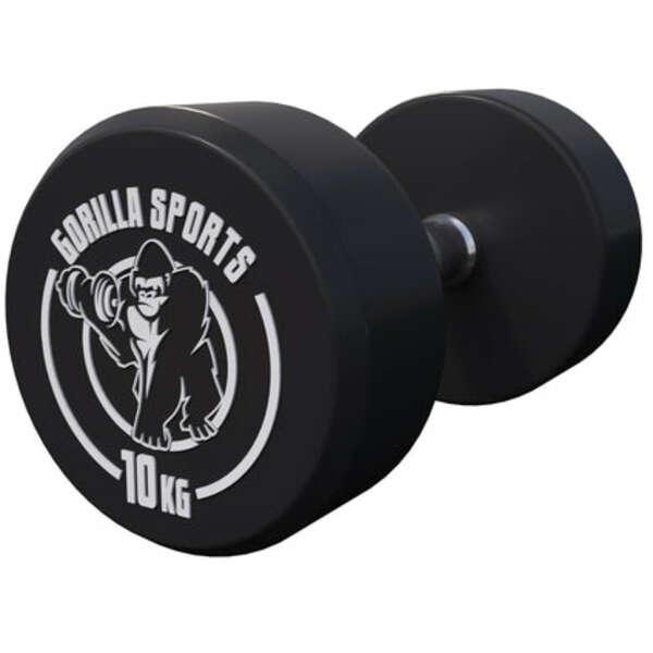 GORILLA SPORTS Okrugla gumirana bucica (10 kg)
