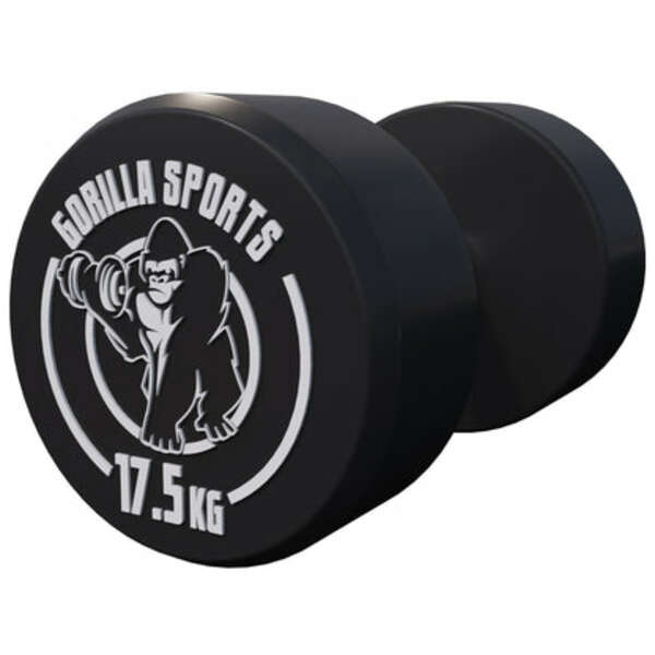 GORILLA SPORTS Okrugla gumirana bucica (17,5 kg)