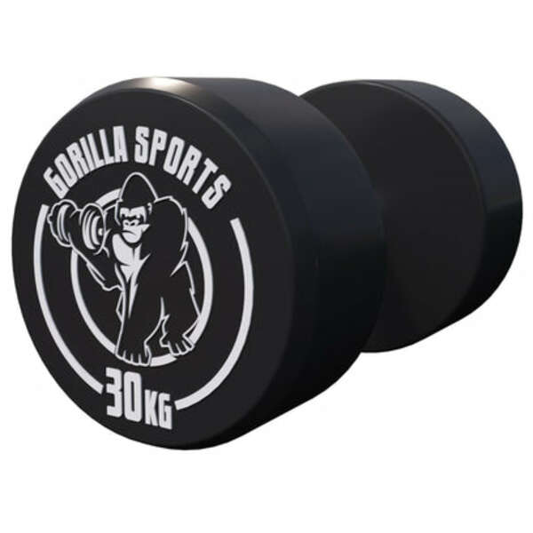 GORILLA SPORTS Okrugla gumirana bucica (30 kg)
