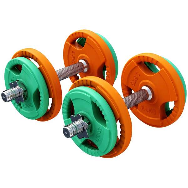 GORILLA SPORTS Bucice sa gumenim tegovima 20 kg