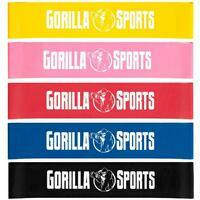 GORILLA SPORTS Set od 5 elasticnih traka za vezbanje