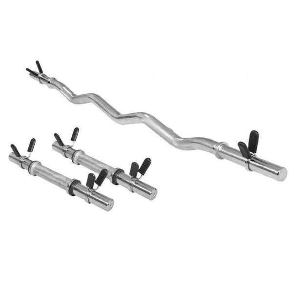 GORILLA SPORTS Kriva EZ sipka + 2 Kratke sipke sa sigurnosnim oprugama