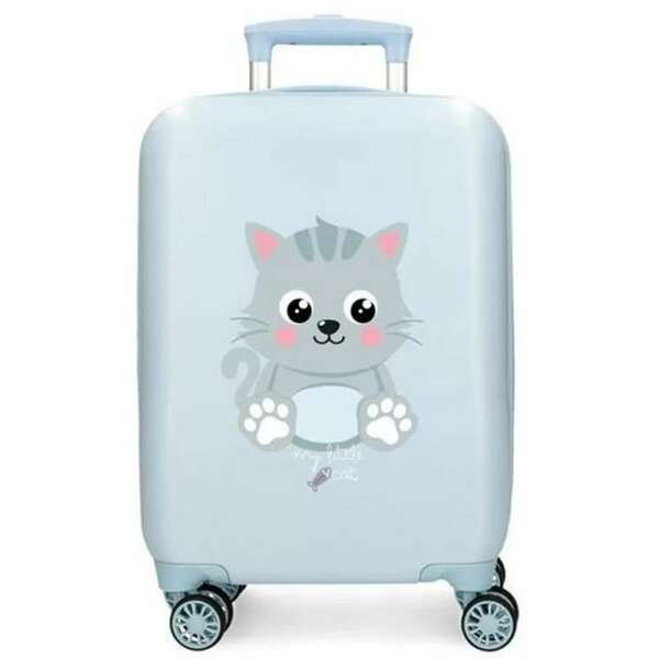 ROLL ROAD HAPPY PETS deciji kofer 50 cm svetlo plava