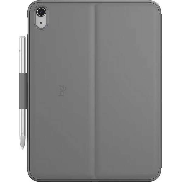 Logitech Slim Folio Keyboard Case for iPad (10th gen) - Grey - US
