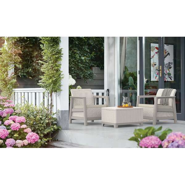 KETER Scandi linea sa box stolom bez