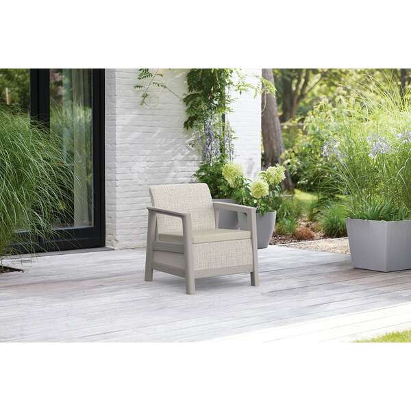 KETER Scandi linea sa box stolom bez