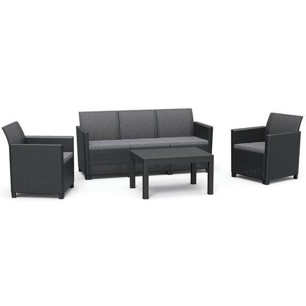KETER Claire 3 seater grafit