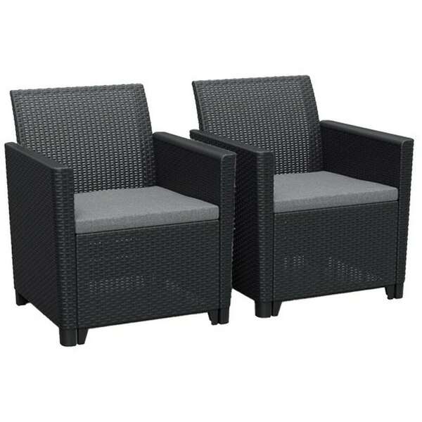 KETER Claire 3 seater grafit