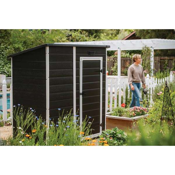 KETER Essential tamno siva/bela