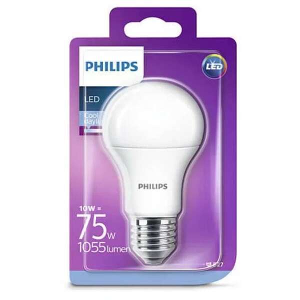 PHILIPS PS529    10W(75W) E27 6500K CDL 230V A60 MAT