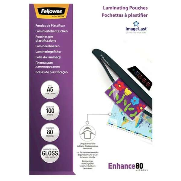 FELLOWES 5306002 - A5 80 mic