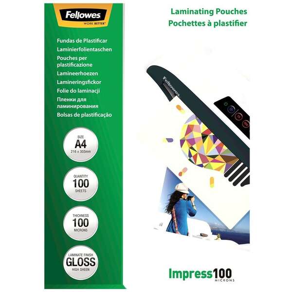 FELLOWES 5351002 - A5 100 mic