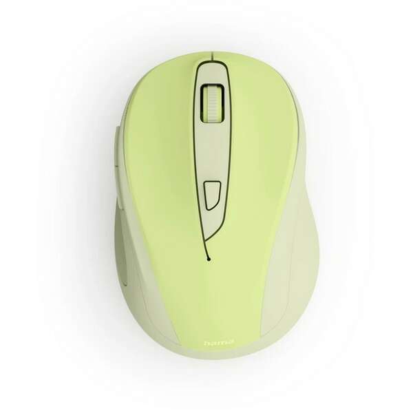 HAMA WM-400 opticki bezicni mis,  6 tastera, ergonomski zelen