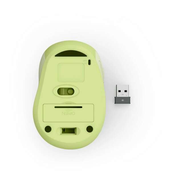 HAMA WM-400 opticki bezicni mis,  6 tastera, ergonomski zelen
