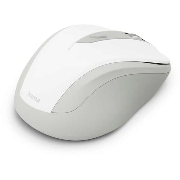 HAMA WM-400 opticki bezicni mis, 6 tastera, ergonomski, beli