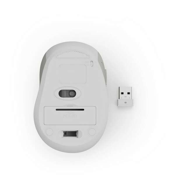 HAMA WM-400 opticki bezicni mis, 6 tastera, ergonomski, beli