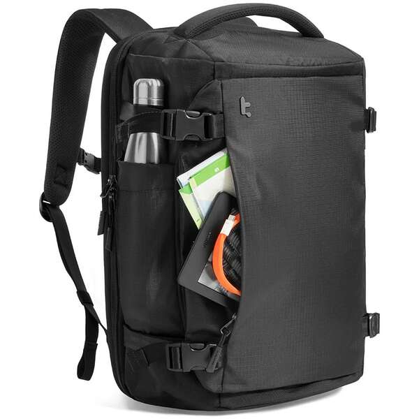 TOMTOC NAVIGATOR T66 LITEWAY TRAVEL BACKPACK BLACK 17