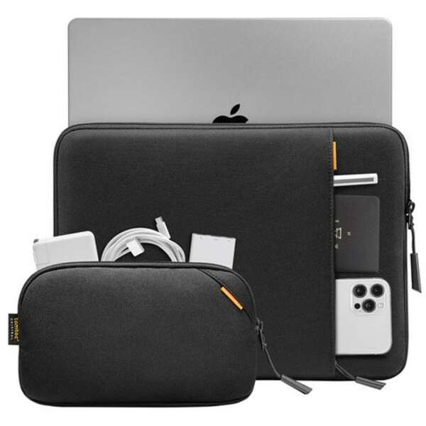 TOMTOC DEFENDER A13 LAPTOP SLEEVE KIT BLACK 14