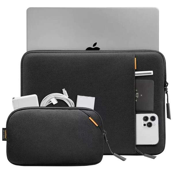 TOMTOC DEFENDER A13 LAPTOP SLEEVE KIT BLACK 16