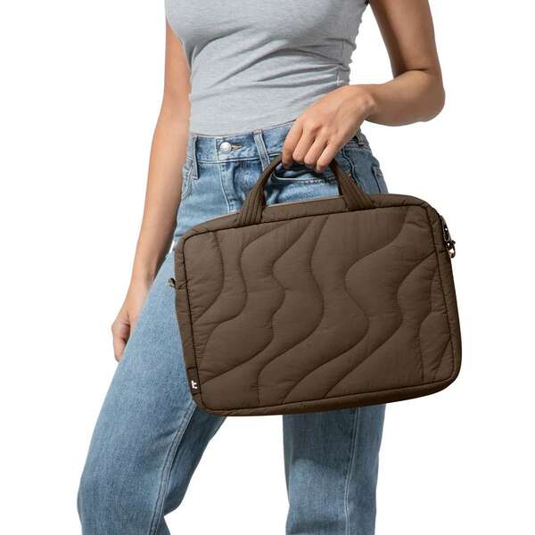 TOMTOC TERRA A28 PUFFY LAPTOP HANDBAG EARTHSHADE 14