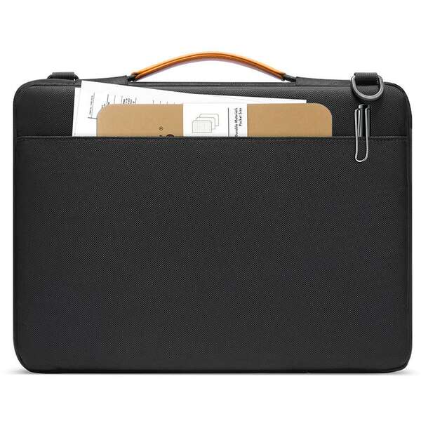 TOMTOC DEFENDER A42 LAPTOP BRIEFCASE BLACK 16