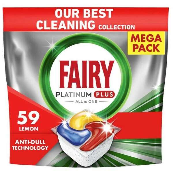 Fairy Platinum Plus Tablet Lemon 59CT