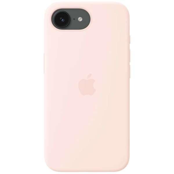APPLE iPhone 17e Silicone Case with MagSafe - Soft Pink mhwj4zm/a