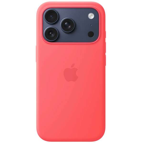 APPLE iPhone 17 Pro Silicone Case with MagSafe - Bright Guava (SEASONAL) mhw04zm/a