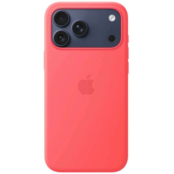 APPLE iPhone 17 Pro Max Silicone Case with MagSafe - Bright Guava (SEASONAL) mhw64zm/a