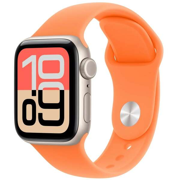 APPLE Watch 40mm Sport Band: Clementine Sport Band - S/M (SEASONAL) mhy64zm/a