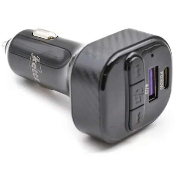 KETTZ FM Transmiter i Punjac Yare – QC3.1 + Type-C PD30W, LED