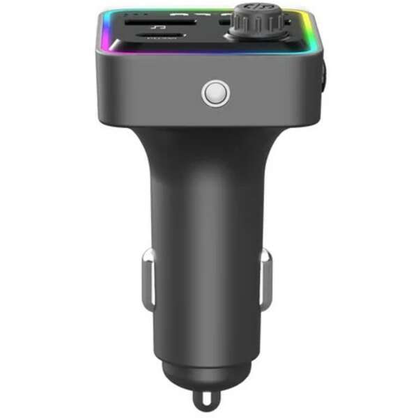 KETTZ FM Transmiter i Punjac Floyd – 2×USB QC3.0 + Type-C PD30W, LED