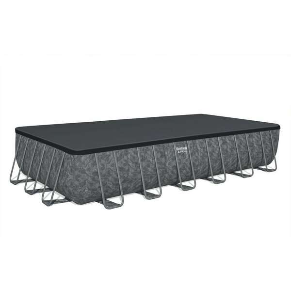 BESTWAY APX 365 porodicni bazen 7.32 x 3.66 x 1.32m sa celicnim ramom i pumpom