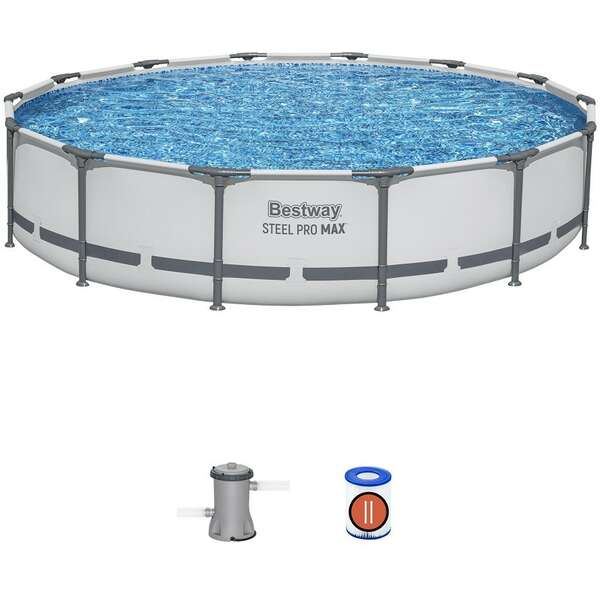 BESTWAY Steel Pro Max bazen 427×84 cm set sa filter pumpom
