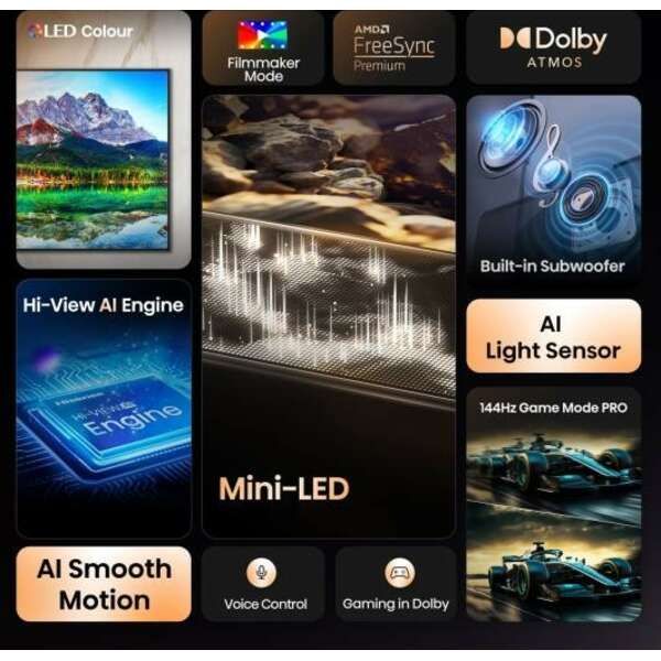 HISENSE 50E8Q