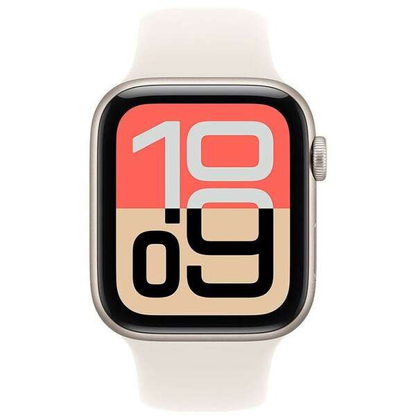 APPLE Watch SE 3 Cellular 40mm Starlight Aluminium Case with Starlight Sport Band - M/L mep74rk/a