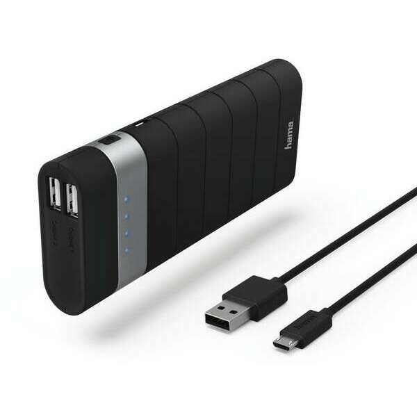 HAMA Powerbank JOY 10400mAh crni 137493