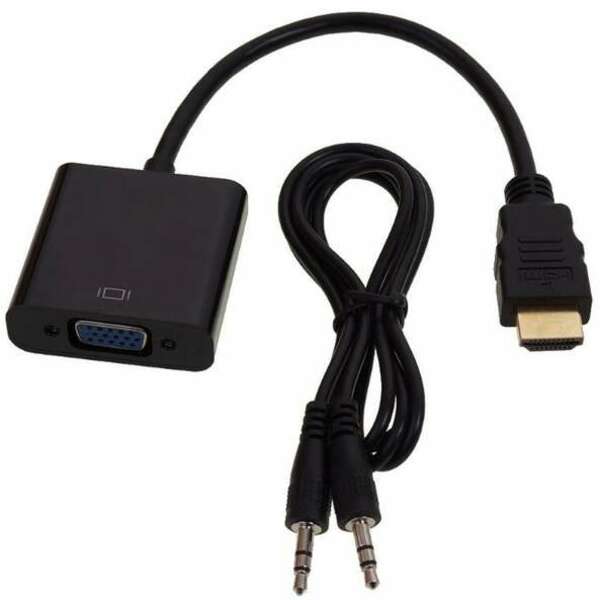 LINKOM-Konvertor HDMI na VGA (m/z) + audio 