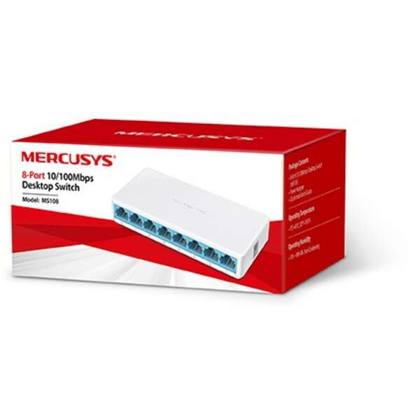 MERCUSYS MS108 8-PORT 10 100M SWITCH