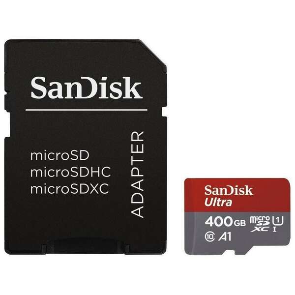 SANDISK SDXC 400GB 100MB/s A1Class10 + adap