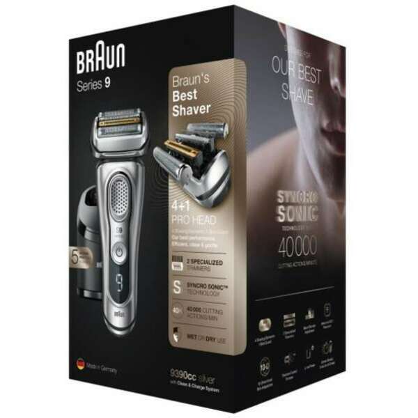 BRAUN 9390cc silver