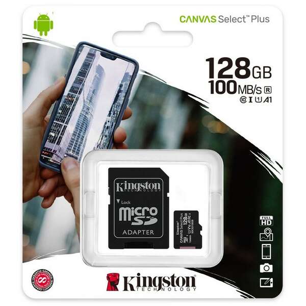 KINGSTON SDCS2/128GB UHS 1 + ADAPTER