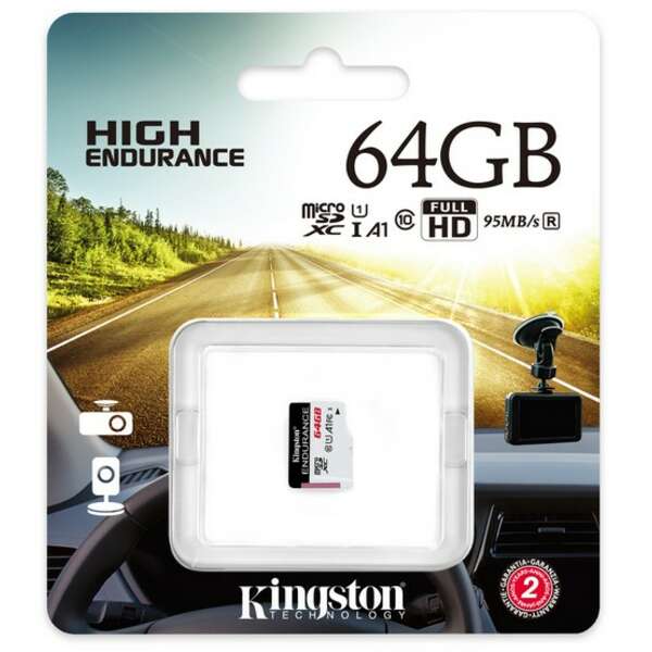 KINGSTON SDCE/64GB 95R/30W C10 A1 UHS-I