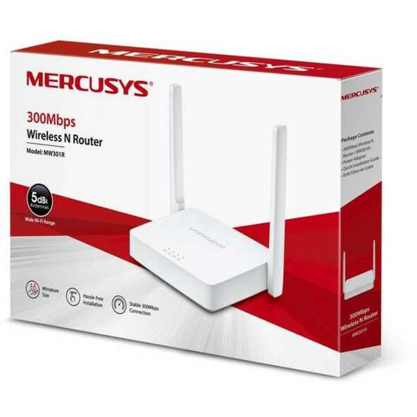 Mercusys MW301R, 2 x 5dbi, 300Mbps Wireless N Router